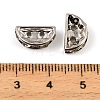 Brass Crystal Rhinestone Spacer Bars RB-T019-02A-P-3