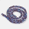 Electroplate Glass Beads Strands LS-EGLA-A034-T10mm-L13-2