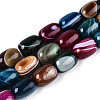 Natural Agate Beads Strands G-N356-02A-07-2