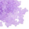 Frosted Transparent Acrylic Beads OACR-P029-09B-04-1