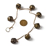 Iron Bell Pendant Decorations HJEW-JM02222-02-3