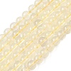 Natural Lemon Quartz(Heated) Beads Strands G-B167-A11-6mm-2