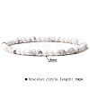 4mm Round Natural & Synthetic Mixed Gemstone Beads Bracelet for Men KG3069-M-2