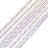 Transparent Gradient Color Glass Beads Strands GLAA-H021-01A-05-2
