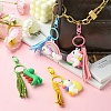 PVC Rainbow/Unicorn/Dinosaur Keychains KEYC-YW00007-5