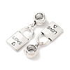 Alloy European Dangle Charms FIND-G098-11AS-2