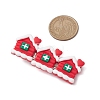 Christmas Theme Resin Alligator Hair Clips PHAR-JH00114-3