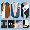 DIY Brass Cufflinks & Tie Clip Making Kits DIY-PH0035-72A-5