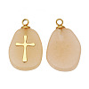 Natural Red Aventurine Pendants FIND-PW0015-01A-06-1