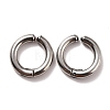 201 Stainless Steel Clip-on Earrings EJEW-Z014-01C-P01-1