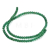 Natural Green Onyx Agate(Dyed & Heated) Beads Strands G-C262-B06-4mm-4
