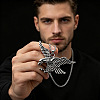 Vintage Alloy Pendant Necklaces for Men WGDC47C-01-1