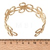 Boho 304 Stainless Steel Hollow Link Cuff Bangles SA-CBA1E89-01C-G-5