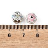 Brass & Alloy & Rhinestone Enamel Beads RB-CBA973B-11A-P-3