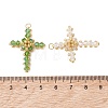 Glass Seed Beaded Pendants PALLOY-MZ01287-4