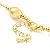 Rack Plating Brass Beaded Necklaces NJEW-P307-07G-3