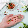 140Pcs 7 Colors Glass Beads GLAA-TA0004-36-7