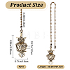 Brass Ceiling Fan Pull Chain Extenders AJEW-PH01441-2