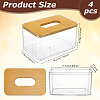 4Pcs Acrylic Tissue Boxes AJEW-WA0003-72-2