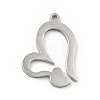 Non-Tarnish 304 Stainless Steel Pendants STAS-E159-07P-1