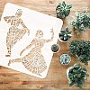 Plastic Reusable Drawing Painting Stencils Templates DIY-WH0172-910-3