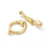 Brass Toggle Clasps KK-M314-06G-3