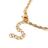 Rack Plating Brass Satellite Chain Necklace for Women NJEW-F304-01G-3