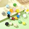 20Pcs 10 Colors Wood Beads WOOD-FS0002-57-6
