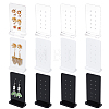   12 Sets 3 Colors 10-Hole Acrylic Vertical Earring Display Stands EDIS-PH0001-76-1