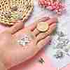 100Pcs 10 Styles Tibetan Style Zinc Alloy Pendants TIBEP-CJ0002-91-4
