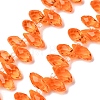 Crystal Glass Beads Strands GLAA-D033-34-1