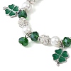 Alloy Enamel Charm Bracelets BJEW-JB12844-3