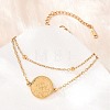 304 Stainless Steel Multi-strand Bracelets SA-CBA7739-02G-3