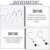 50Pcs 5 Colors 316 Surgical Stainless Steel Earring Hooks STAS-DC0011-05-3