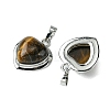 Natural Tiger Eye Pendants G-C114-03P-22-2