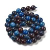 Natural Blue Opal Beads Strands G-H045-A02-8MM-4