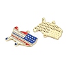 Independence Day Alloy Enamel Pendants ENAM-I069-01G-04-2