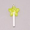 Resin Pendants RESI-WH0025-11I-1