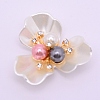 ABS Imitation Pearl Cabochons Accessories FIND-TAC0001-15A-1