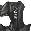 Natural Paua Shell Dangle Earrings EJEW-JE07306-2