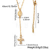 Vintage 306 Stainless Steel Crystal Rhinestone Rosary Bead Necklaces BS0386-4