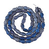 Frosted Glass Beads Strands GLAA-T023-40C-02-2