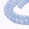 Crackle Glass Beads Strands GLAA-F098-06B-07-3