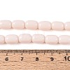 Opaque Glass Beads Strands GLAA-T028-14P-A02-4