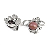 Natural Rhodonite Pendants G-I374-A-P02-2