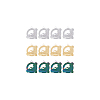 12Pcs 3 Colors 304 Stainless Steel Pendants STAS-DC0013-39-8