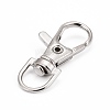 Iron Swivel Lobster Claw Clasps X-IFIN-C059-01-2