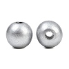 Spray Painted Wood European Beads WOOD-G029-08A-2