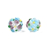 Handmade Two-Tone Lampwork Beads LAMP-T022-01A-05-1