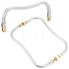 Aluminium Alloy Tube Purse Frames DIY-WH0430-525-1